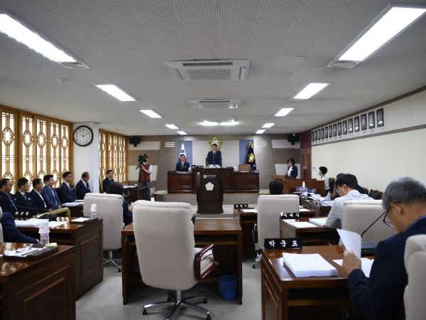 군위군의회, 제274회 제1차 정례회 운영