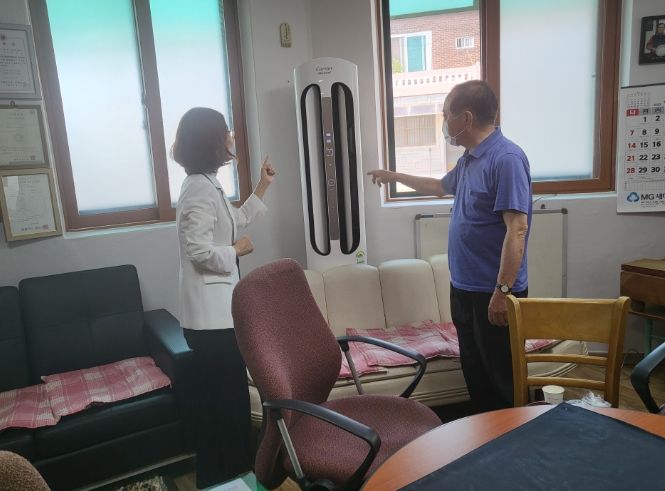 음성읍, 폭염 대비 경로당 점검