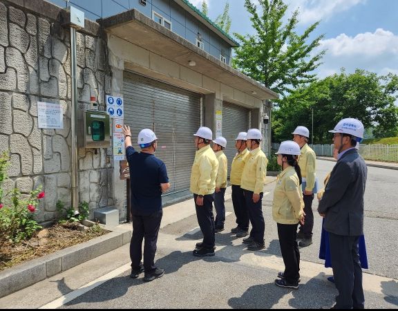 김경일 파주시장 중대재해예방 사업장 점검…근로자 안전 강조