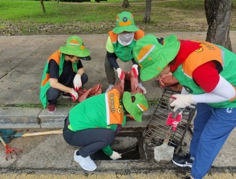 진주시 평거동 지역자율방재단, 침수 위험지역 예찰활동 전개