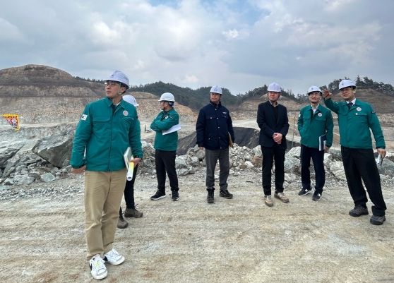 소규모 석재산업현장 방문(부여 지에스아이)